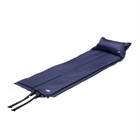 NC4008 mata samopompująca z poduszką niebieska