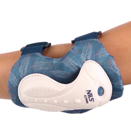 Ochraniacze do jazdy na rolkach hulajnodze desce różowe H727 Nils Extreme rozmiar L