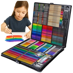 Zestaw plastyczny do malowania rysowania w walizce dla dzieci na prezent