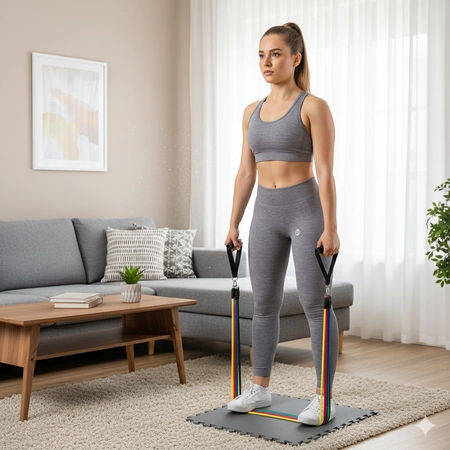 Ekspander gumowy do ćwiczeń gumy oporowe 5szt. Pretorians