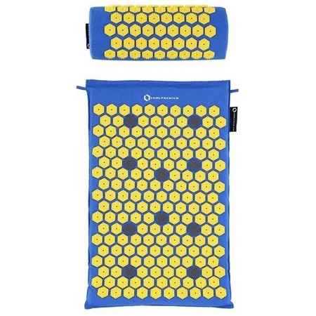 Mata do akupresury niebiesko-żółta AKM01 HMS Premium