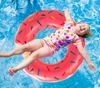 Koło dmuchane donut różowy 90cm duży materac do pływania wody na basen dla dzieci