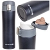 Kubek termiczny szary 400ml termos z blokadą i ustnikiem
