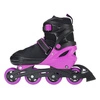 ROLKI ŁYŻWY FIGUROWE 2W1 NILS EXTREME NF7104 CZARNO RÓŻOWE S M L