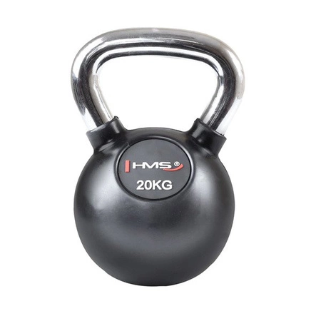 KETTLEBELL KGC20 20 KG GUMA Z CHROMEM HMS