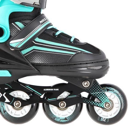 Łyżworolki NH18190 2w1 czarno-niebieskie rozmiar S