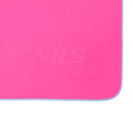 Ręcznik z mikrofibry szybkoschnący różowy 140x70 cm NAR11 Nils Aqua