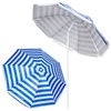 Parasol plażowy ogrodowy składany na balkon 180cm Niebieskie paski