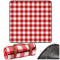 krata czerwono-biała