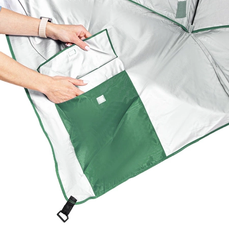 Parasol plażowy i ogrodowy 3w1 - duży składany parawan