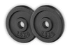 Obciążenie żeliwne 2x2.5kg krążek talerz otwór 26mm - zestaw 2 x 2.5kg