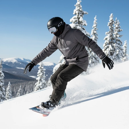 Rękawiczki do ekranów dotykowych narciarskie na zimę M szare