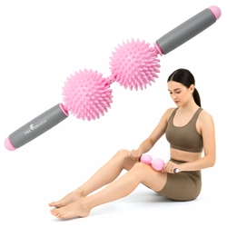 Wałek do masażu ciała z kolcami  – roller do mięśni nóg i pleców