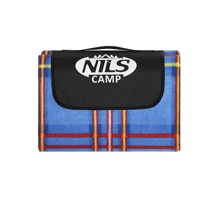 KOC PIKNIKOWY NC2220 NIEBIESKI 220x200 PE ALU NILS CAMP