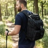Plecak taktyczny turystyczny wojskowy z klapą militarny survival 40 litrów czarny