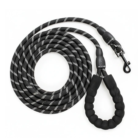 Klatka dla psa metalowa składana + smycz linowa - komfort i kontrola