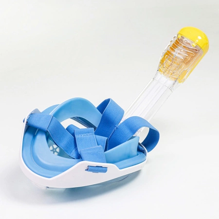 Maska do nurkowania z rurką niebieska - idealna na wakacje