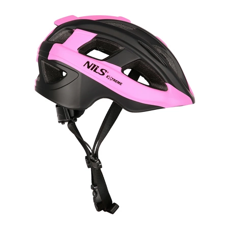 Kask ochronny na rower IN MOLD dla dziecka różowy rozmiar S Nils Extreme MTV35J