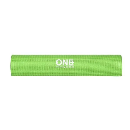 Mata fitness zielona PVC YM02 One Fitness