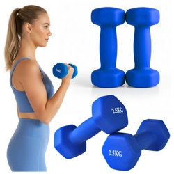 Hantelki neoprenowe 2x2,5kg HW10 Pretorians