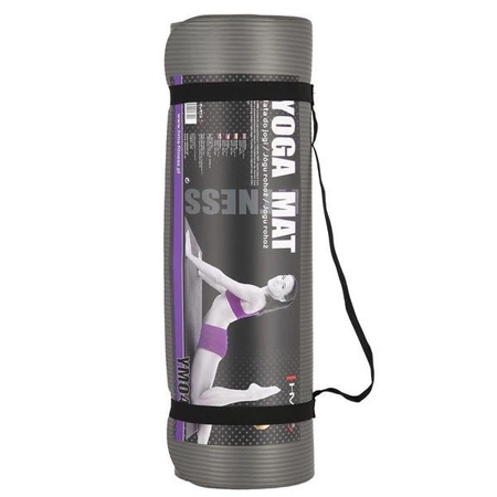 Mata gruba do ćwiczeń (1,5 cm) NBR HMS szara