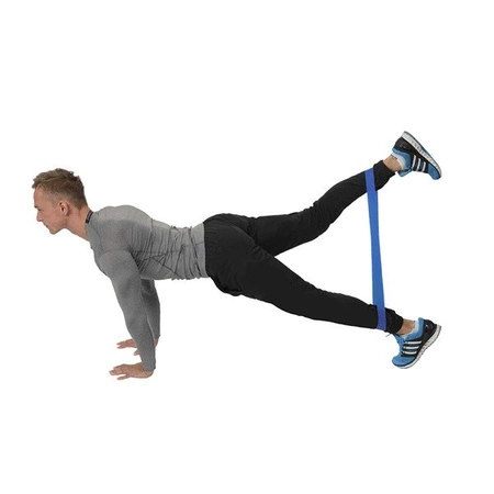 Guma do ćwiczeń mini band niebieska 0,9mm