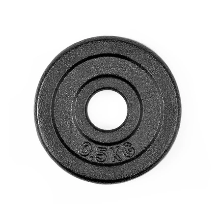 Obciążenie żeliwne 0,5kg krążek talerz otwór 26mm