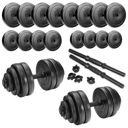 Hantle 2x15 kg gryfy obciążenia zestaw hantli