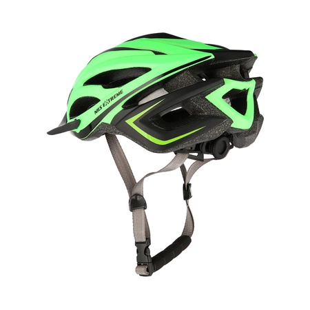 Kask rowerowy zielono-czarny rozmiar M Nils Extreme MTW202