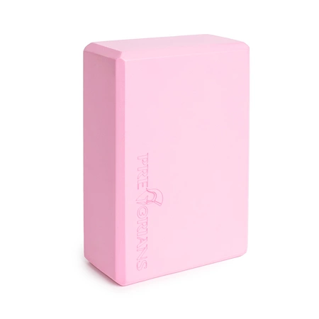 Kostka do jogi klocek blok do ćwiczeń rozciągania Pretorians różowa
