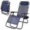 Leżak ogrodowy turystyczny Zero Gravity - granatowy