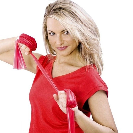 Floss band czerwony FB01 guma do ćwiczeń HMS