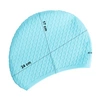 Czepek silikonowy na basen pływacki kąpielowy CPK02 kropla niebieski