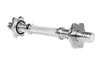 Gryf krótki 35cm / 25mm gwintowany metalowy