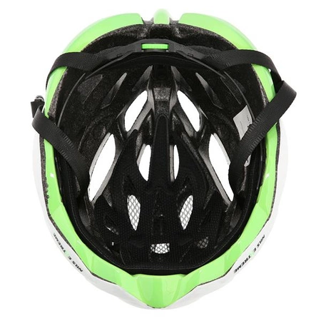 Kask rowerowy biało-zielony rozmiar XL Nils Extreme MTW58