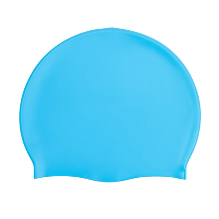 Czepek silikonowy na basen pływacki kąpielowy CP10 niebieski