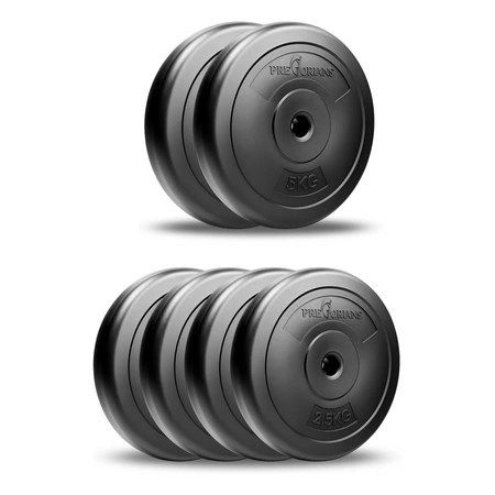 Zestaw do ćwiczeń 27kg z gryfem prostym 180 cm i nakładem obciążeń