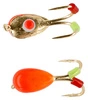PRZYNĘTA - ICE BUG POMARAŃCZOWY rozm. 4mm - ZŁOTY - op.4szt.