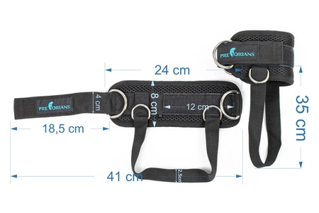 Opaski treningowe na kostkę ankle strap (2szt.) OP01 Pretorians