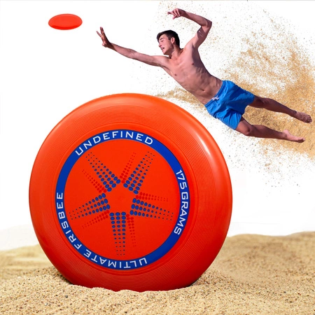 Dysk do frisbee Ultimate latający do rzucania DF-03 czerwony