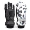 Rękawice narciarskie zimowe na deskę narty rozmiar S dłoń 17 cm biało-czarne