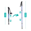 Kije trekkingowe do chodzenia kijki nordic walking niebieskie 2szt.