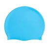 Czepek silikonowy na basen pływacki kąpielowy CP10 niebieski
