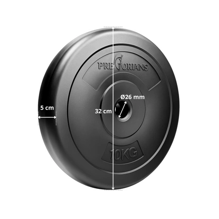 Zestaw do ćwiczeń 45kg - z gryfem lekko łamanym 120 cm i nakładem obciążeń