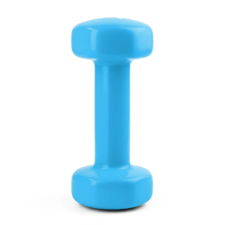 Hantelek żeliwny 1,5 kg ciężarek winylowy Pretorians