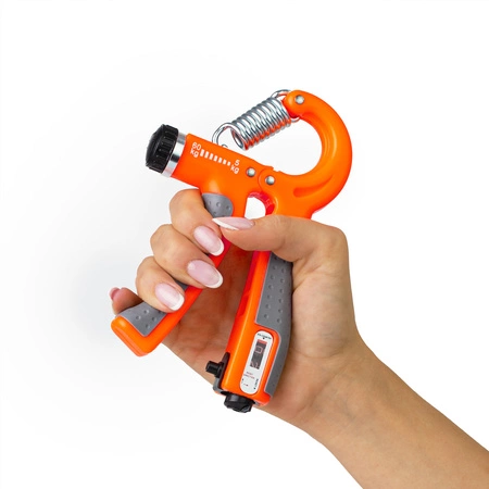 Ściskacz regulowany 5-60 kg do rąk z licznikiem SR5