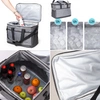 Duża torba termiczna na zakupy i piknik 26,5L - torba termoizolacyjna z wkładami chłodzącymi