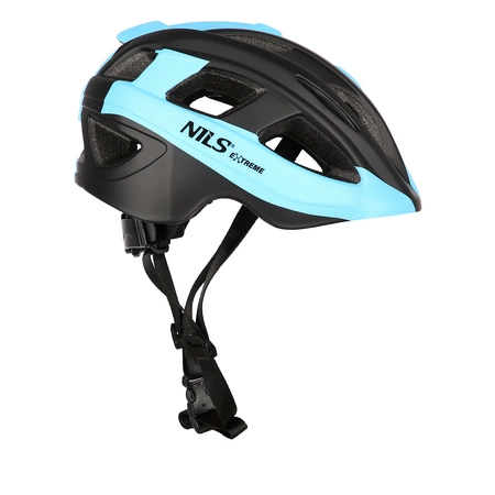 Kask ochronny na rower IN MOLD dla dziecka niebieski rozmiar S Nils Extreme MTV35J