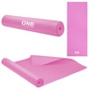 Mata fitness różowa PVC YM01 One Fitness