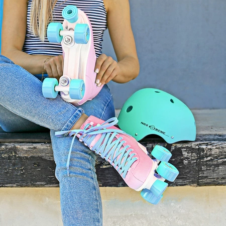 Wrotki klasyczne NQ8400 różowe rozmiar 35 Nils Extreme